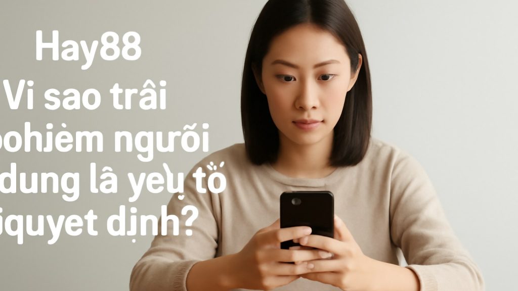 Vì sao trải nghiệm người dùng là yếu tố quyết định? Minh họa: Vì sao trải nghiệm người dùng là yếu tố quyết định?