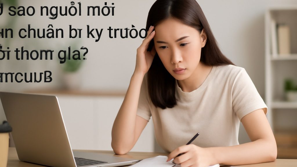 Minh họa: Vì sao người mới cần chuẩn bị kỹ trước khi tham gia?