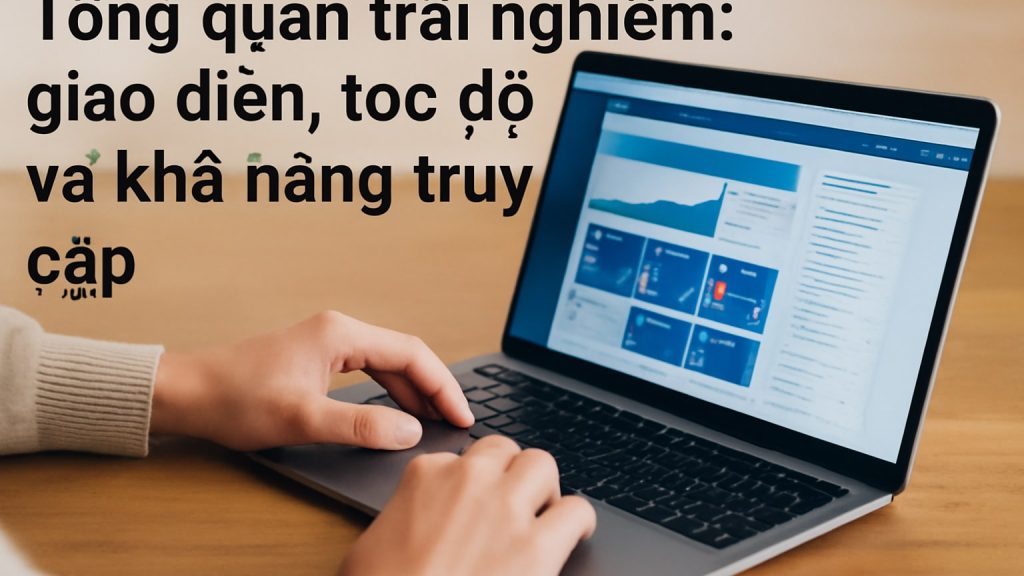 Minh họa: Tổng quan trải nghiệm: giao diện, tốc độ và khả năng truy cập